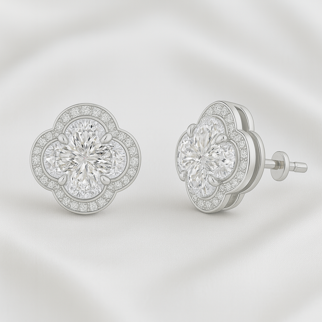 Boucles Jardin de Lumière – Argent 925