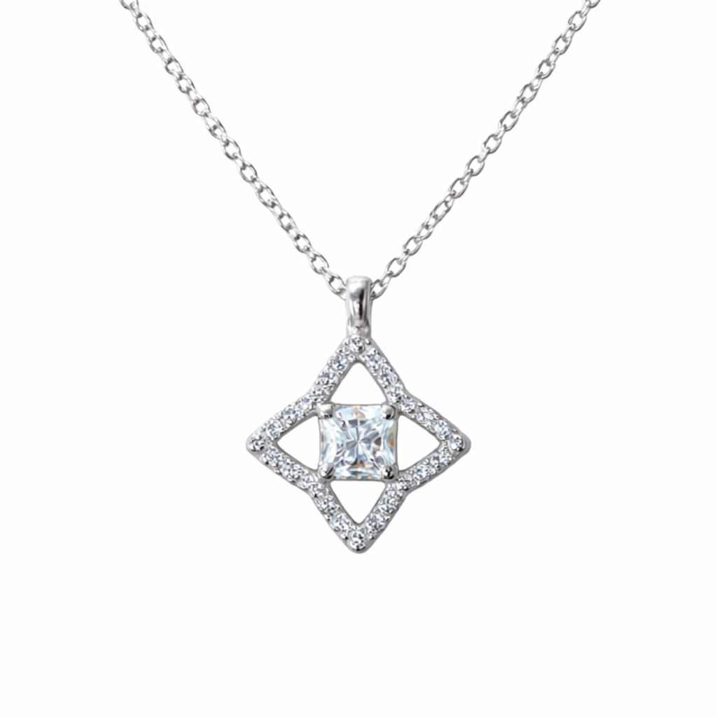 Collier Fleur de lumière – Argent 925