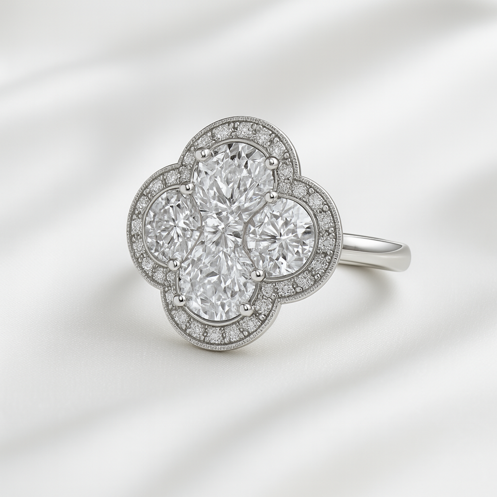 Bague Jardin de Lumière – Argent 925 & Zirconium