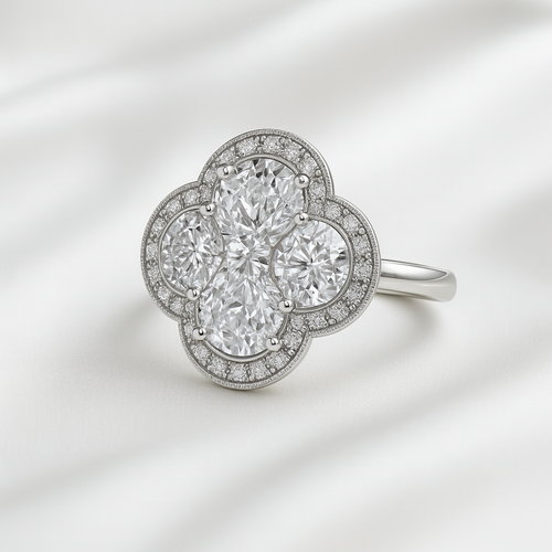 Bague Jardin de Lumière – Argent 925 & Zirconium