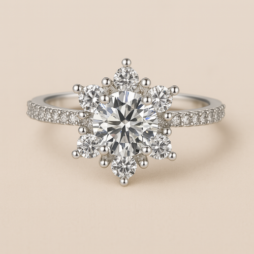 Bague Éclat Stellaire – Argent 925 & Zirconium